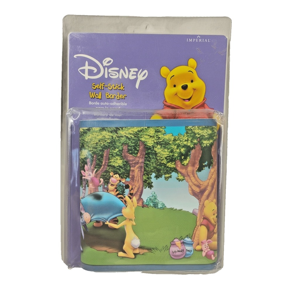 Winnie the Pooh Disney Self-Stick Wallpaper Border 5" X 15' Eeyore Piglet NEW